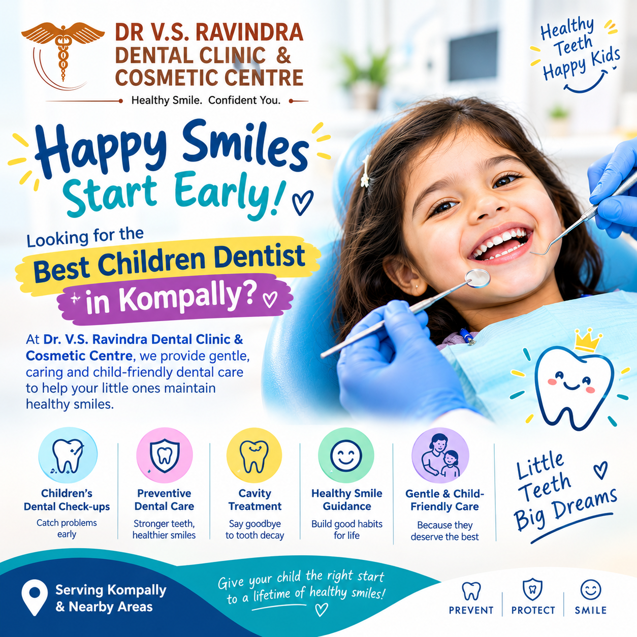 Read more about the article Best Children Dentist In Kompally